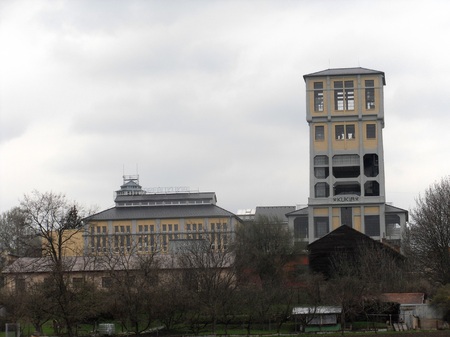 Strojírna Oslavany a těžní věž Kukla