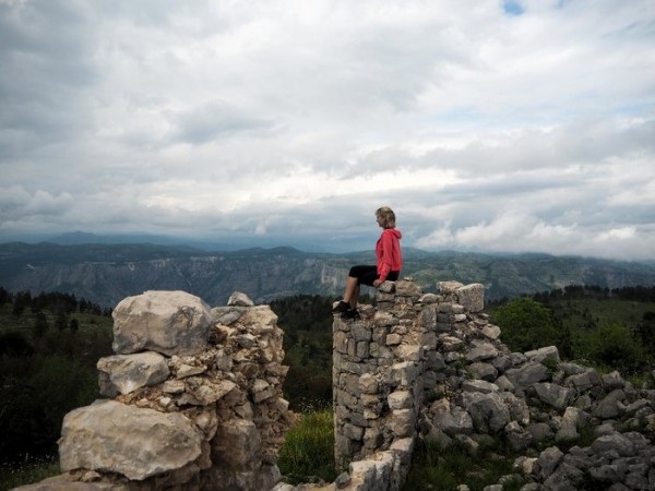 Veronika Tomanová v jižní Hercegovině