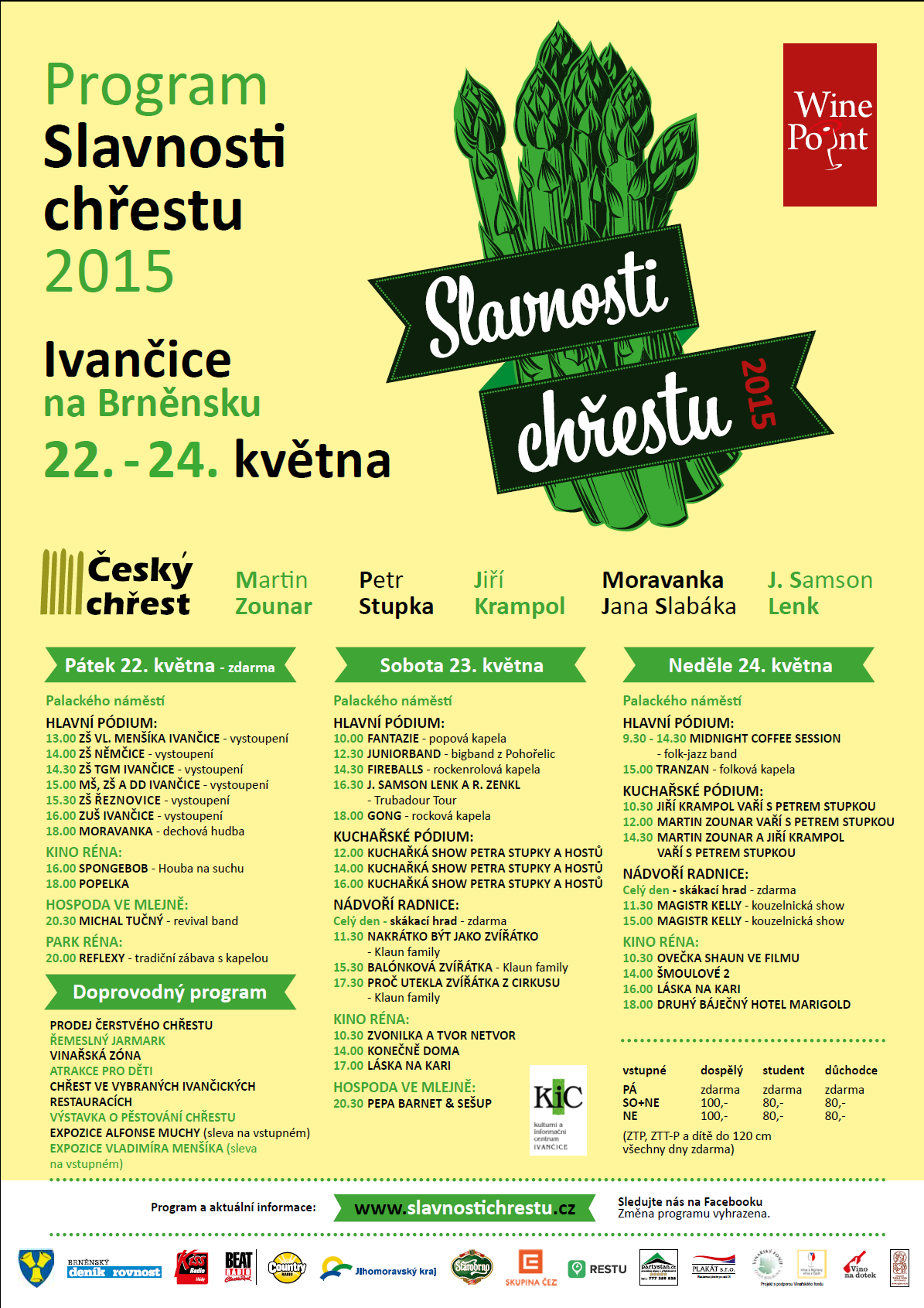 Slavnosti chřestu 2015 plakát