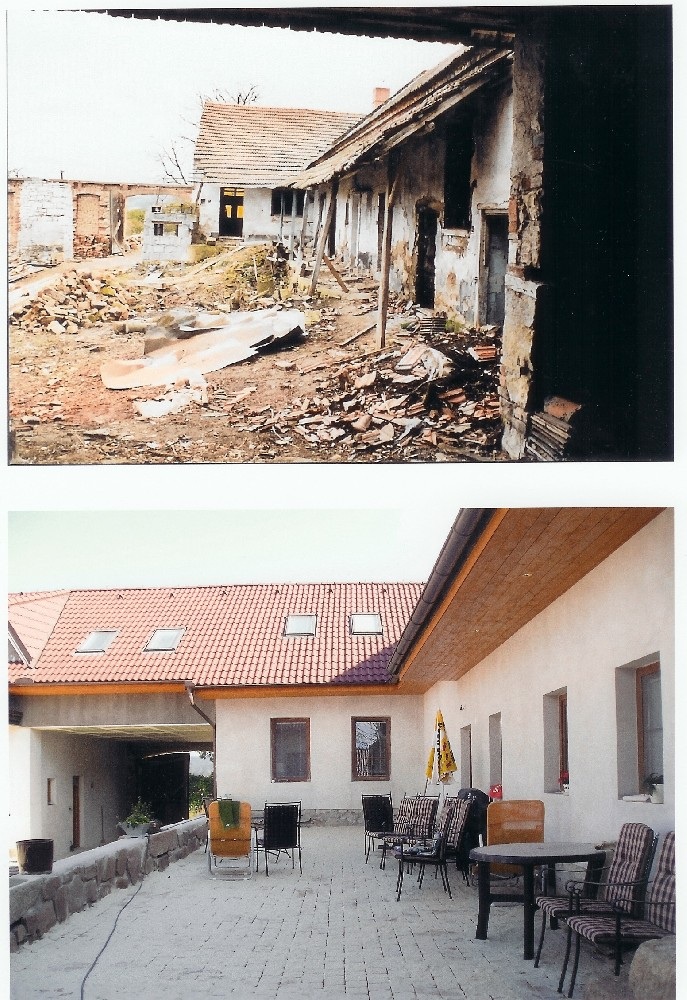 Statek před a po rekontrukci